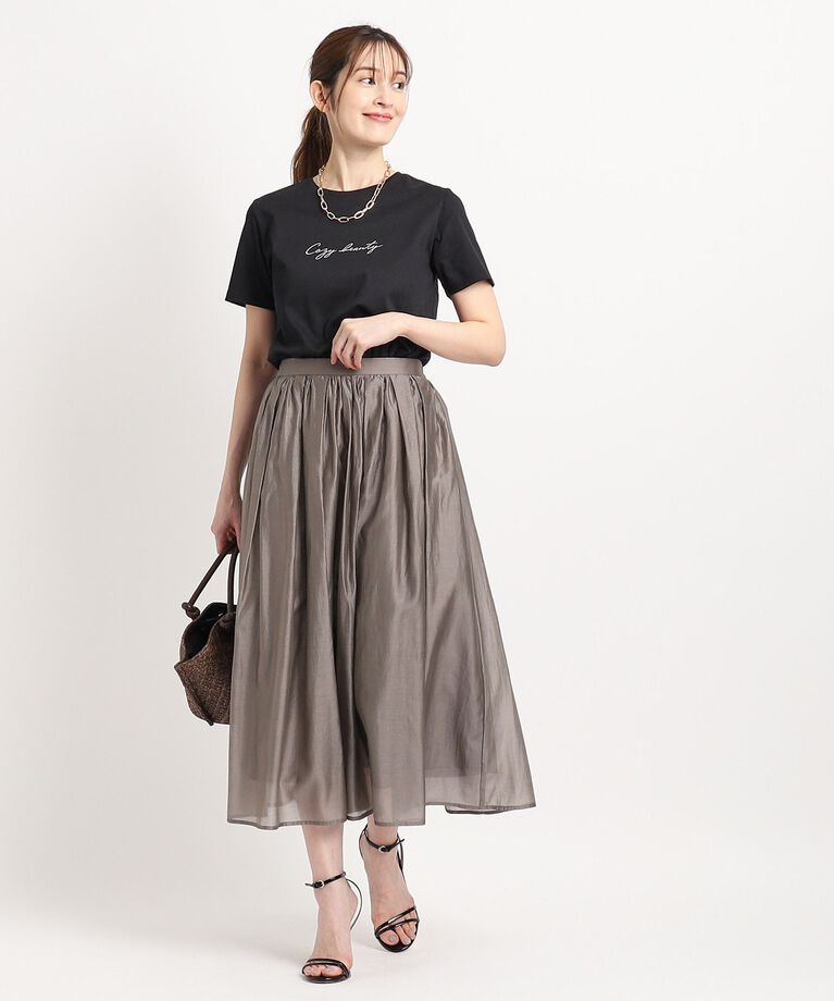 COUP DE CHANCE「【洗える／日本製】夏のスタイリングに活躍するロゴTシャツ」|Tシャツ・カットソー|