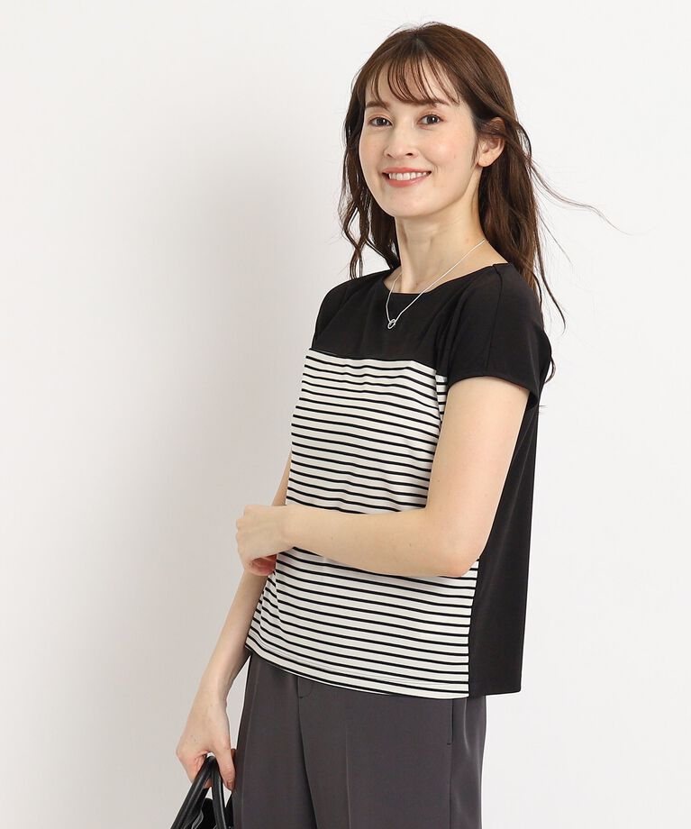 COUP DE CHANCE「【洗える／日本製】キレイ目プルオーバージャージ」|Tシャツ・カットソー|ﾎﾜｲﾄ(301)