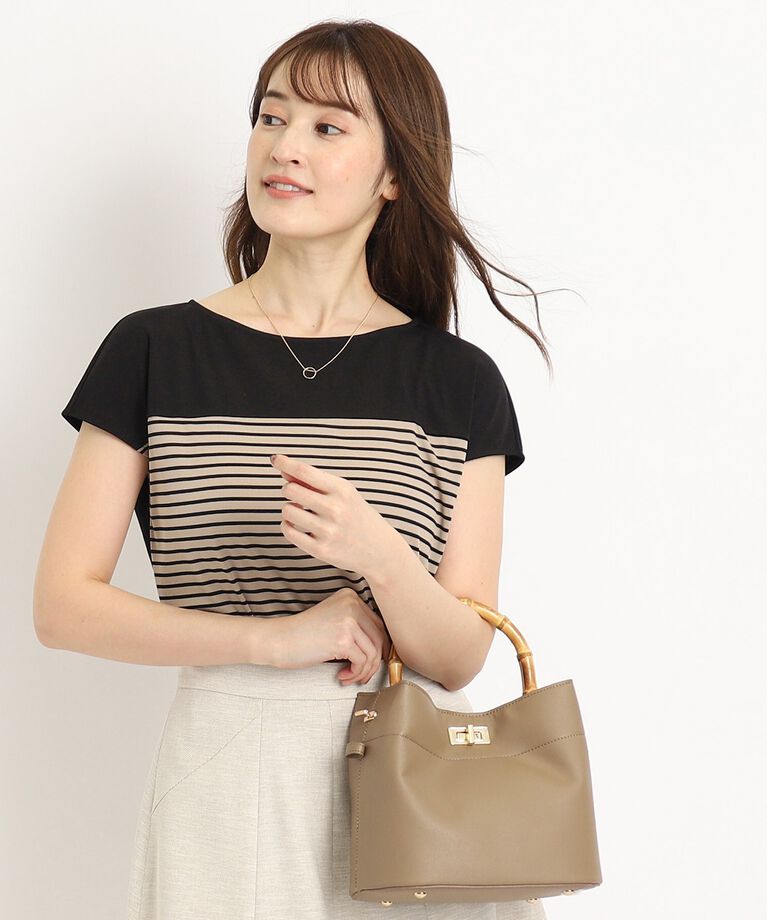 COUP DE CHANCE「【洗える／日本製】キレイ目プルオーバージャージ」|Tシャツ・カットソー|