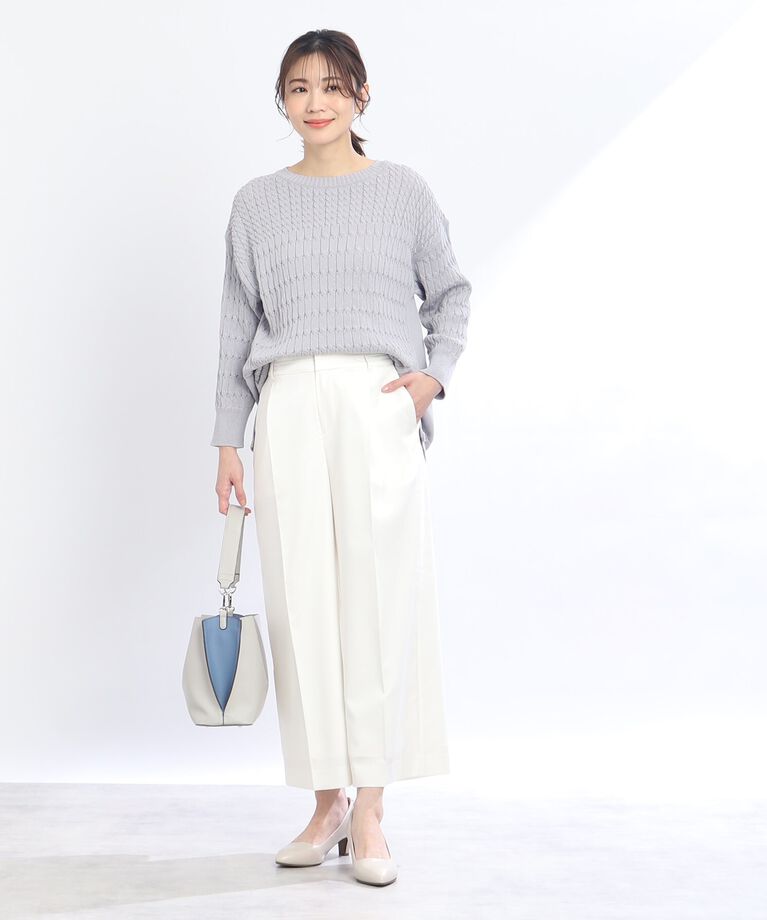 Reflect「【春SALE/WEB限定カラーあり／洗える】キレイめストレートワイドパンツ」|その他|