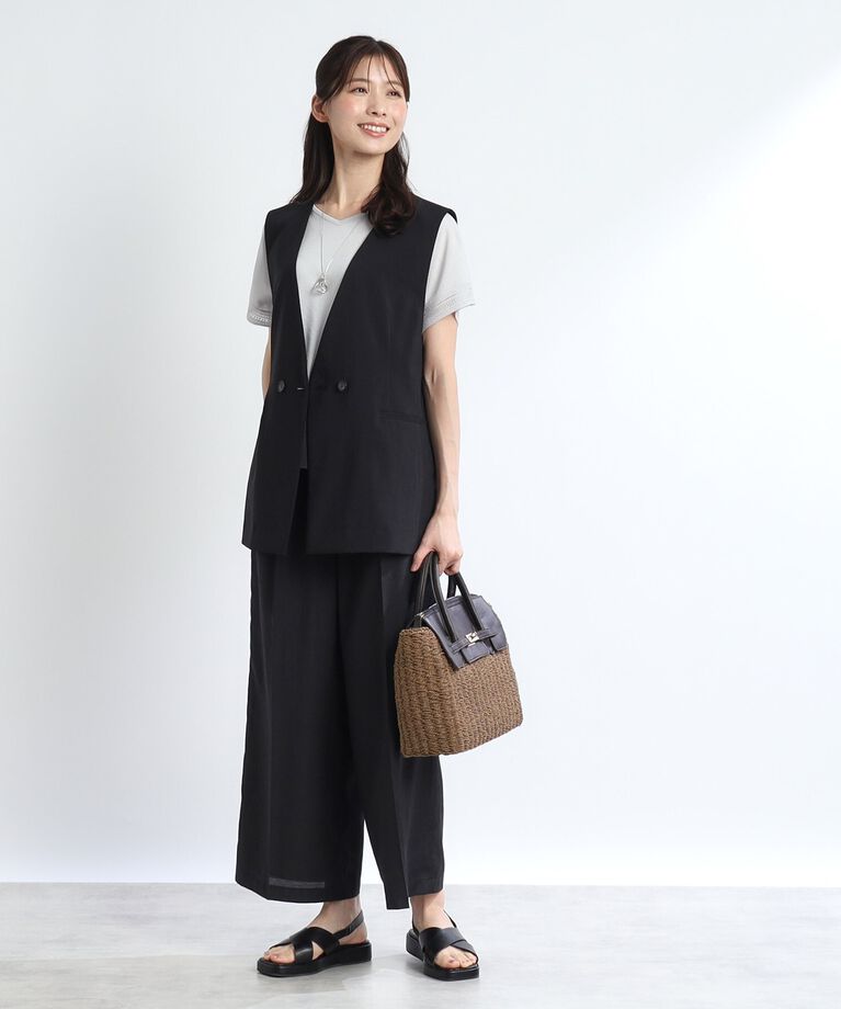 Reflect「【SALE／UVカット／接触冷感／洗える／シワになりにくい】涼しげサマージレ」|ベスト・ジレ|