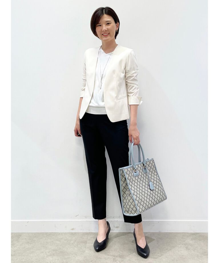 Reflect「【SALE／夏に快適！／接触冷感／洗える／セットアップ可能】ノーカラージャケット」|ノーカラージャケット|
