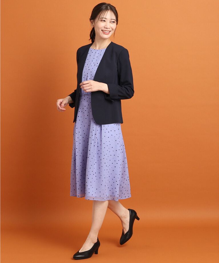 Reflect「【SALE／夏に快適！／接触冷感／洗える／セットアップ可能】ノーカラージャケット」|ノーカラージャケット|