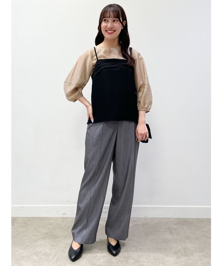Reflect「【SALE／接触冷感／洗える】デニム調ストレートシルエットパンツ」|その他|