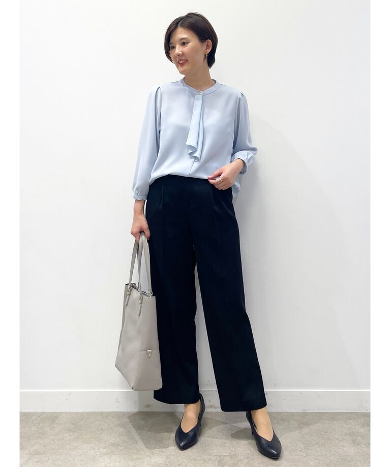 Reflect「【SALE／接触冷感／洗える】デニム調ストレートシルエットパンツ」|その他|