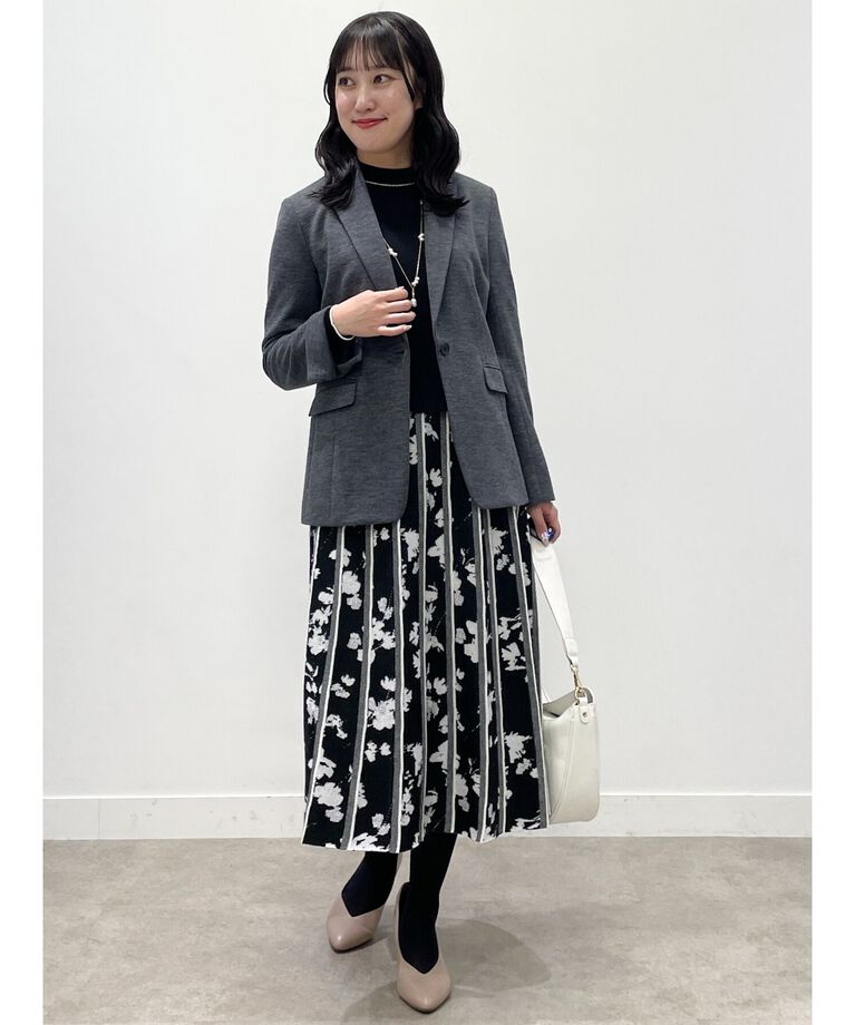 Reflect「【春SALE／WEB限定カラーあり／手洗い可】バイカラードッキングニットワンピース」|ワンピース|