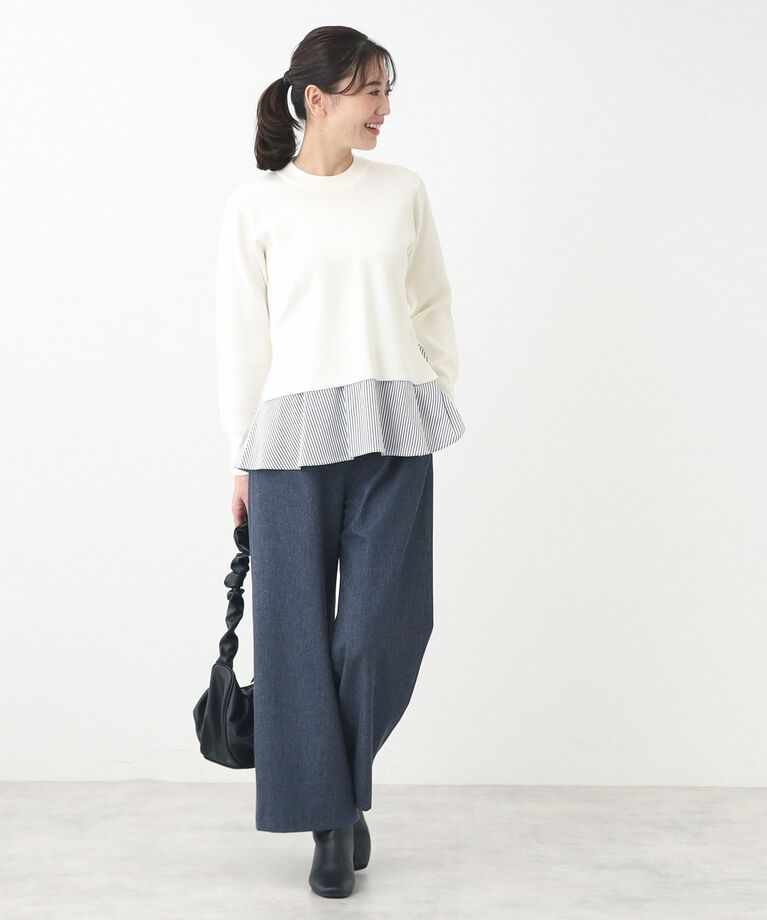 Reflect「【E‐QUALITY／ウエストゴム】ワイドストレートパンツ」|その他|