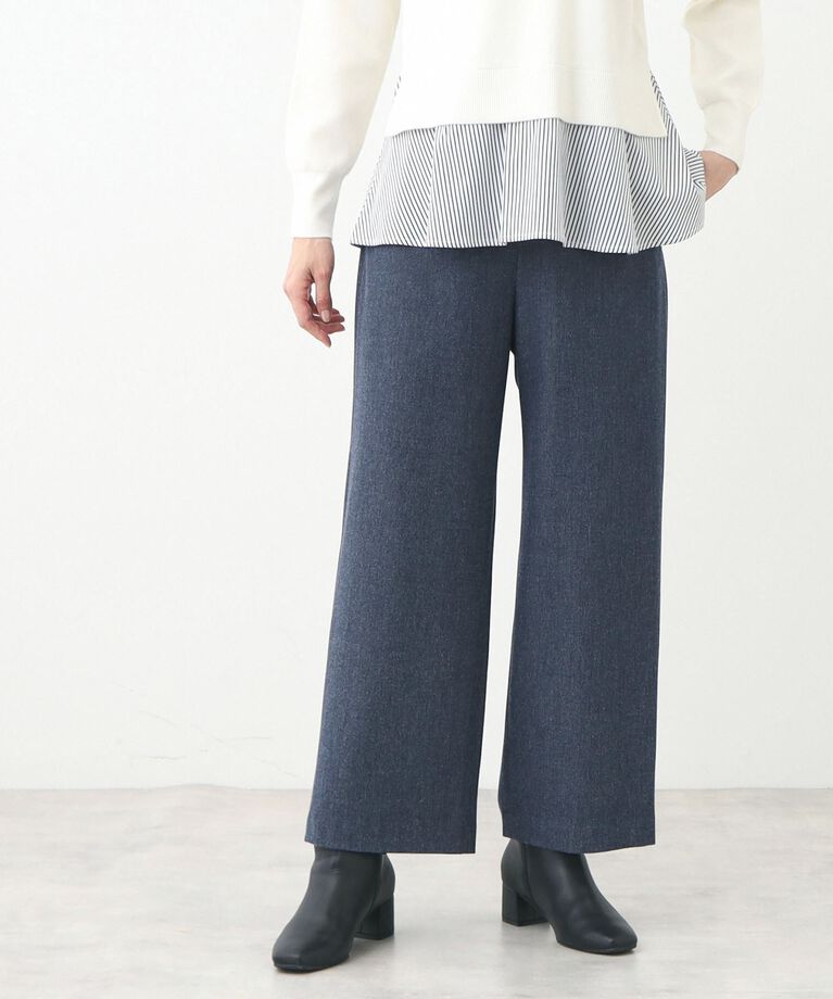Reflect「【E‐QUALITY／ウエストゴム】ワイドストレートパンツ」|その他|ﾈｲﾋﾞｰ(494)