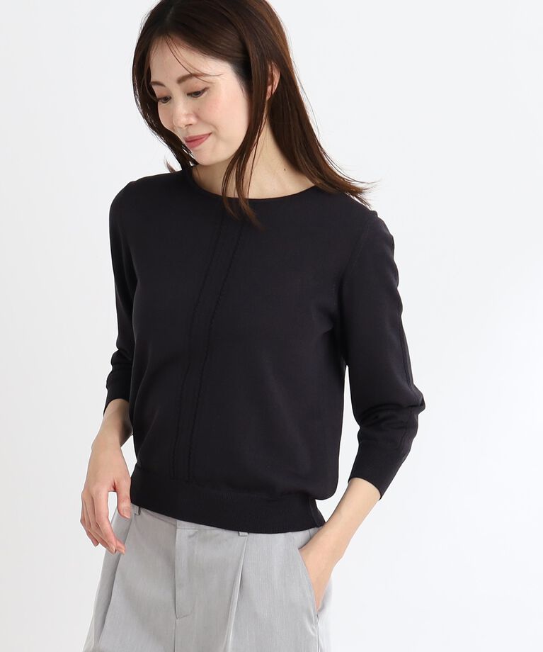 Reflect「【春SALE／WEB限定カラーあり／アンサンブル可】プルオーバーニット」|ニット・セーター|ネイビー(094)