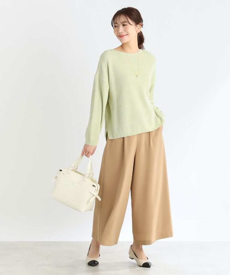 Reflect「【春SALE】クルーネックミックスカラーニット」|ニット・セーター|