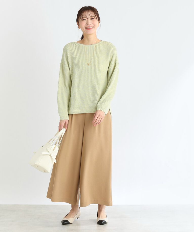 Reflect「【春SALE】クルーネックミックスカラーニット」|ニット・セーター|