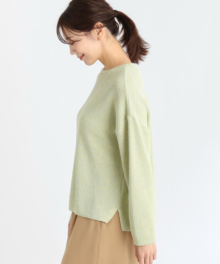Reflect「【春SALE】クルーネックミックスカラーニット」|ニット・セーター|