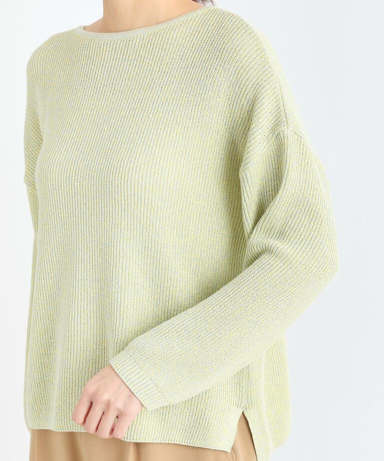 Reflect「【春SALE】クルーネックミックスカラーニット」|ニット・セーター|