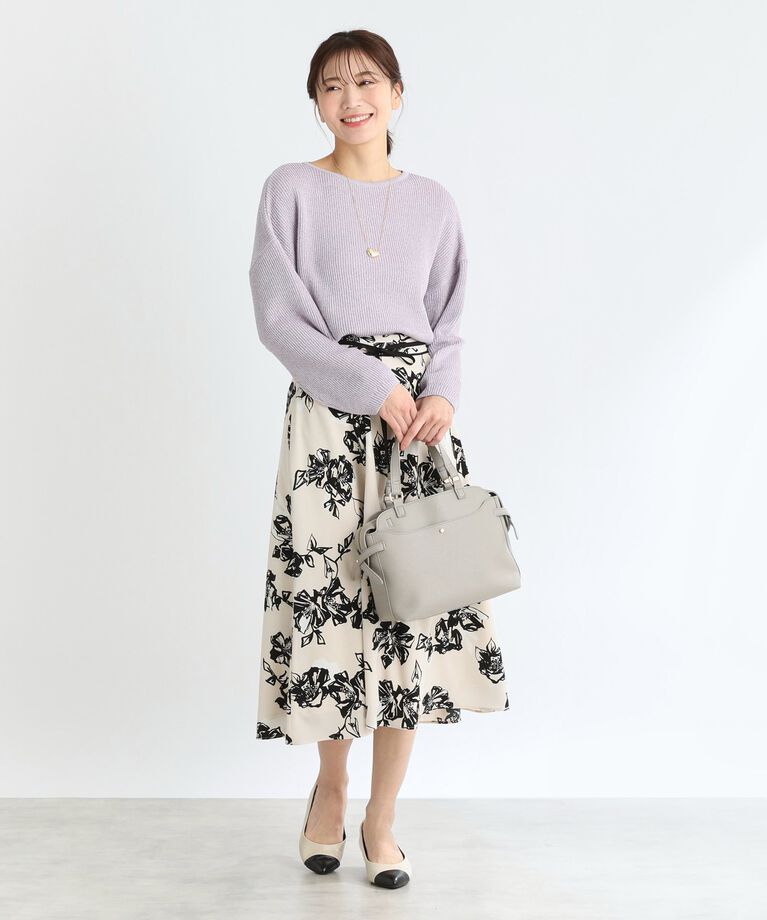 Reflect「【春SALE】クルーネックミックスカラーニット」|ニット・セーター|