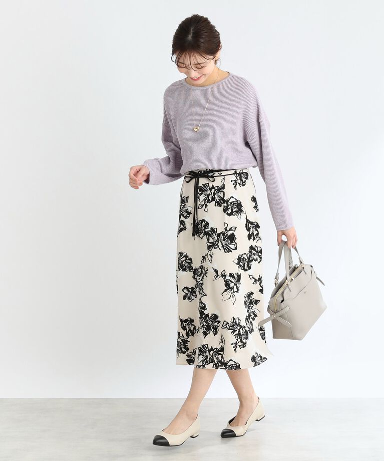 Reflect「【春SALE】クルーネックミックスカラーニット」|ニット・セーター|