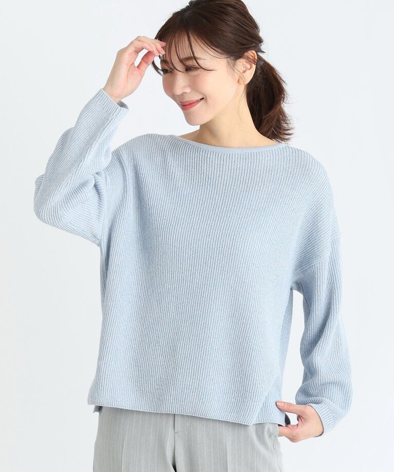 Reflect「【春SALE】クルーネックミックスカラーニット」|ニット・セーター|