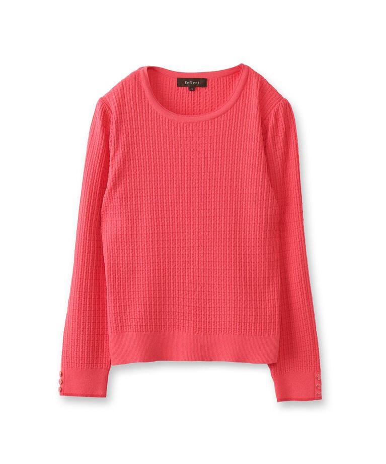 Reflect「【春SALE】スリーブデザインニット」|ニット・セーター|