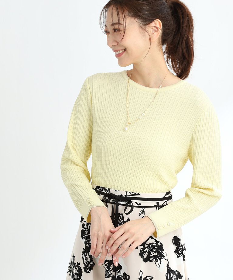 Reflect「【春SALE】スリーブデザインニット」|ニット・セーター|