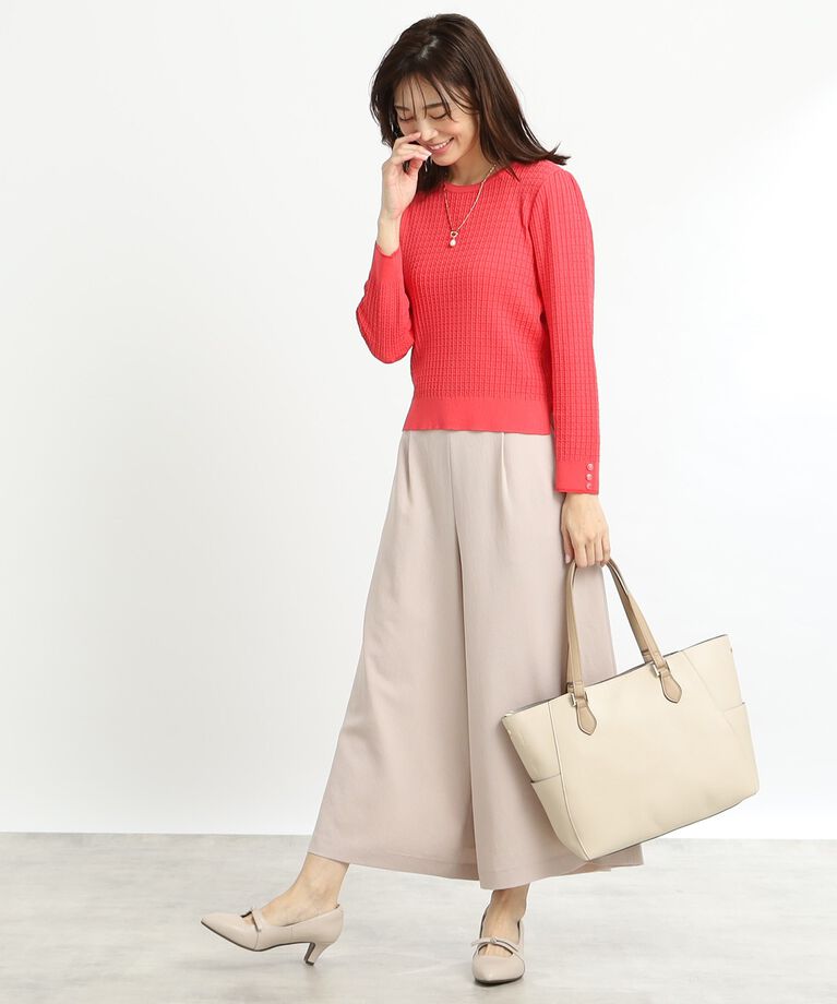 Reflect「【春SALE】スリーブデザインニット」|ニット・セーター|