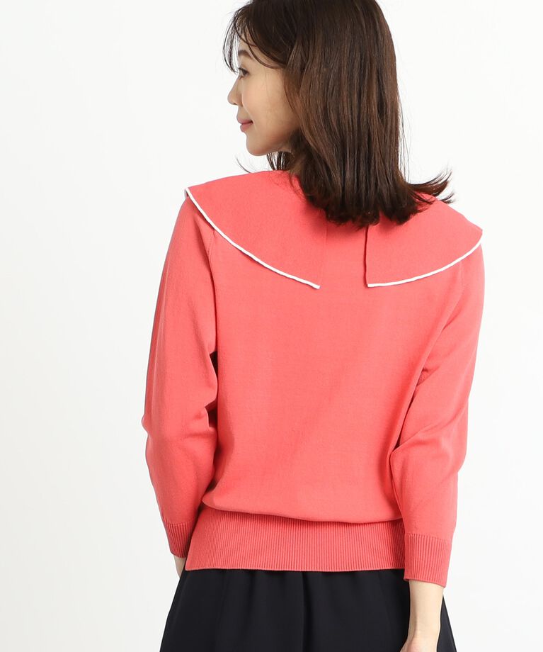 Reflect「【春SALE】ラッフルフリルプルオーバーニット」|ニット・セーター|