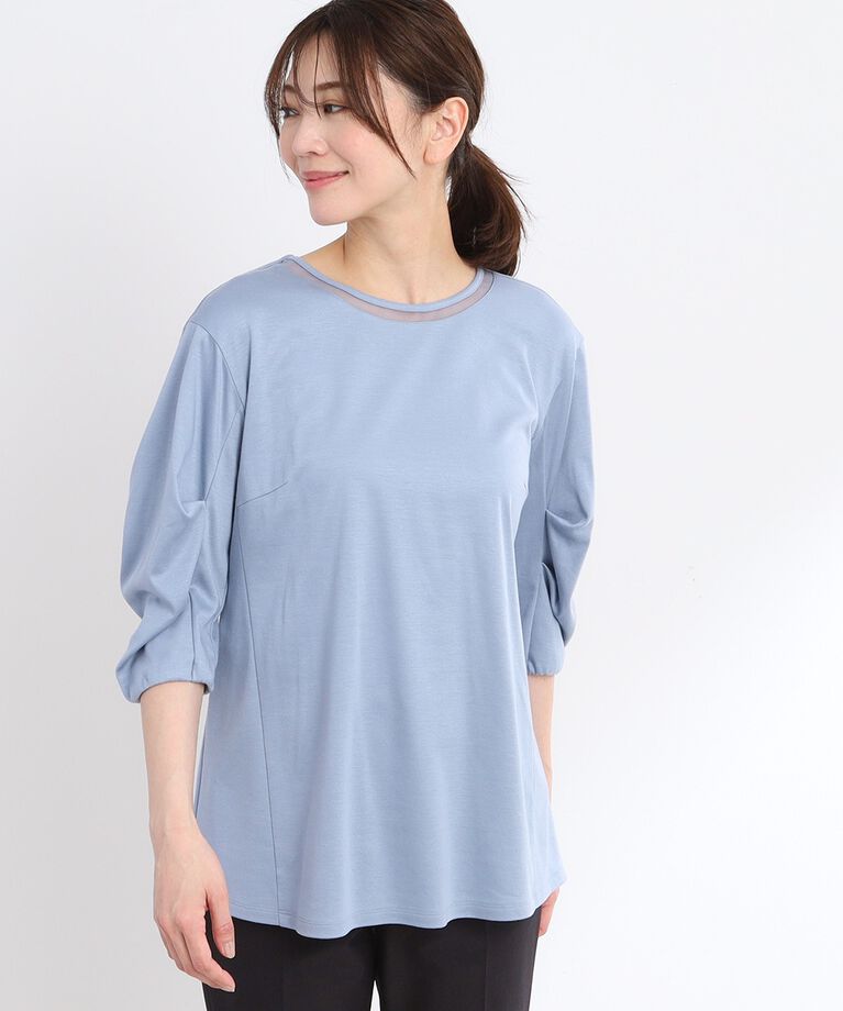 Reflect「【接触冷感／洗える】六分袖ジャージプルオーバー」|Tシャツ・カットソー|