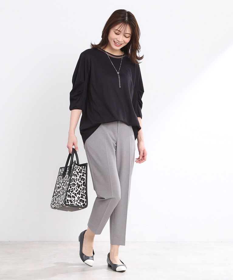 Reflect「【接触冷感／洗える】六分袖ジャージプルオーバー」|Tシャツ・カットソー|