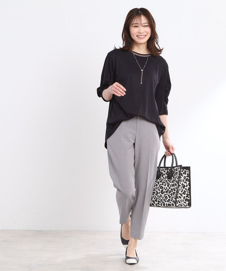 Reflect「【接触冷感／洗える】六分袖ジャージプルオーバー」|Tシャツ・カットソー|
