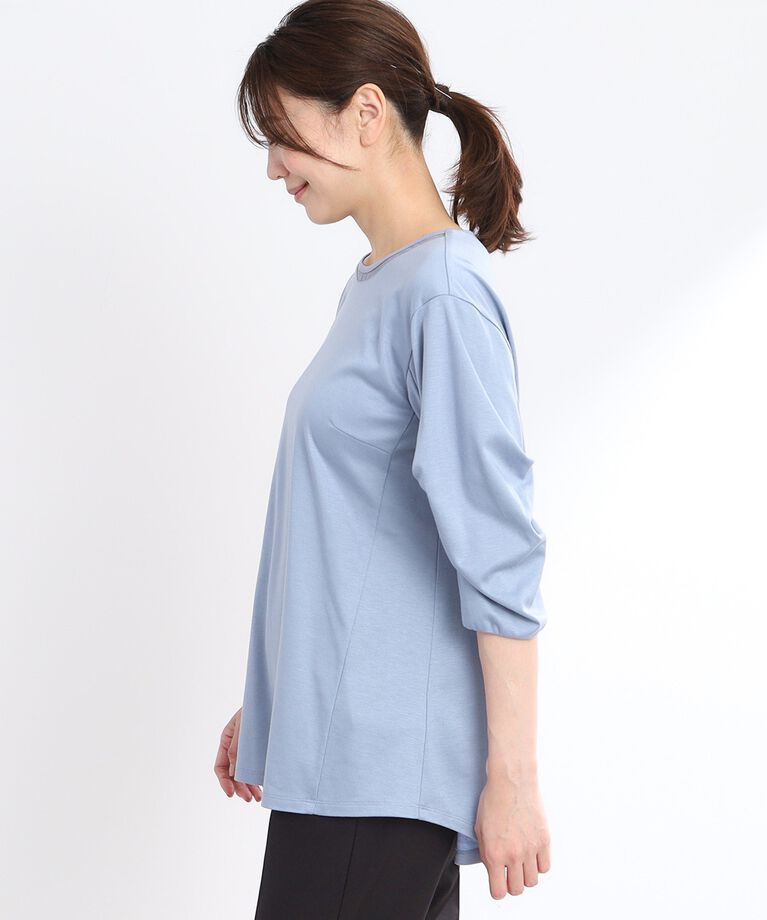 Reflect「【接触冷感／洗える】六分袖ジャージプルオーバー」|Tシャツ・カットソー|