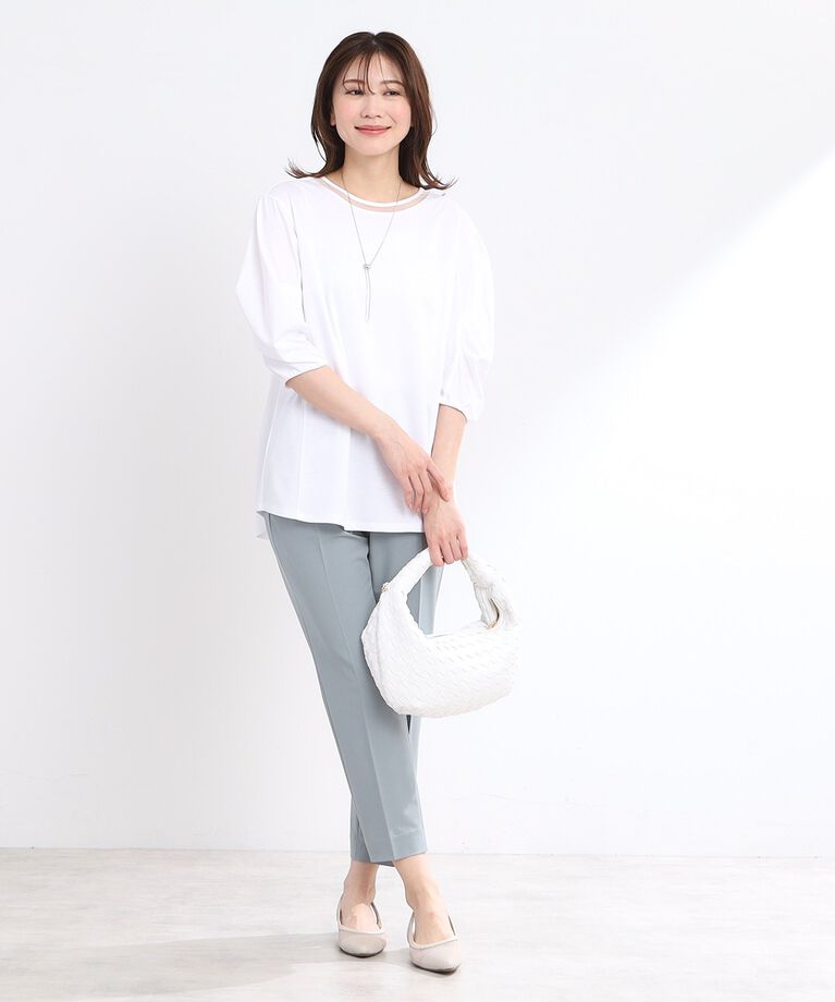 Reflect「【接触冷感／洗える】六分袖ジャージプルオーバー」|Tシャツ・カットソー|