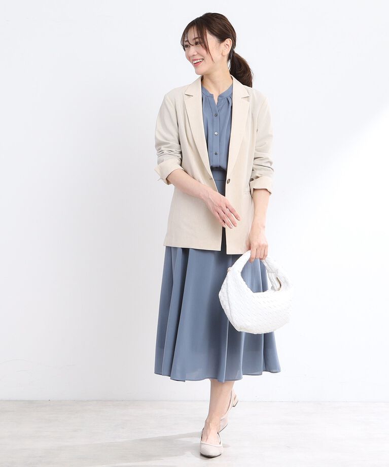 Reflect「【UVカット／接触冷感／マシンウォッシュ可／吸水速乾／セットアップ可／夏の通勤におすすめ】ドライタッ」|テーラードジャケット|