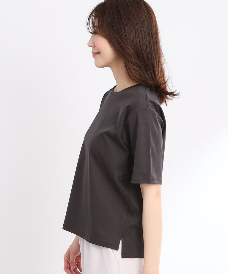 Reflect「【UVカット／接触冷感／マシンウォッシュ可能】ベーシックジャージTシャツ」|Tシャツ・カットソー|