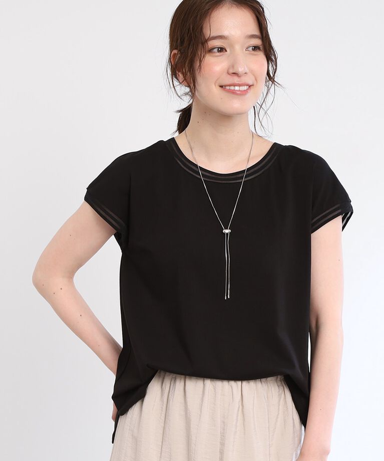 Reflect「【E‐QUALITY／手洗い可】プルオーバージャージ」|Tシャツ・カットソー|ブラック(019)