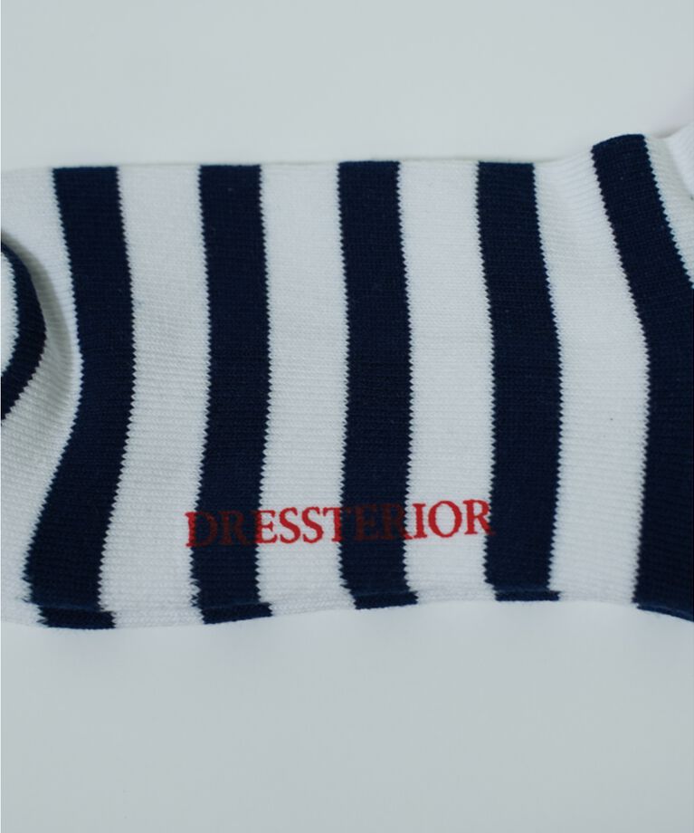 DRESSTERIOR「ボーダーショートソックス」|ソックス|