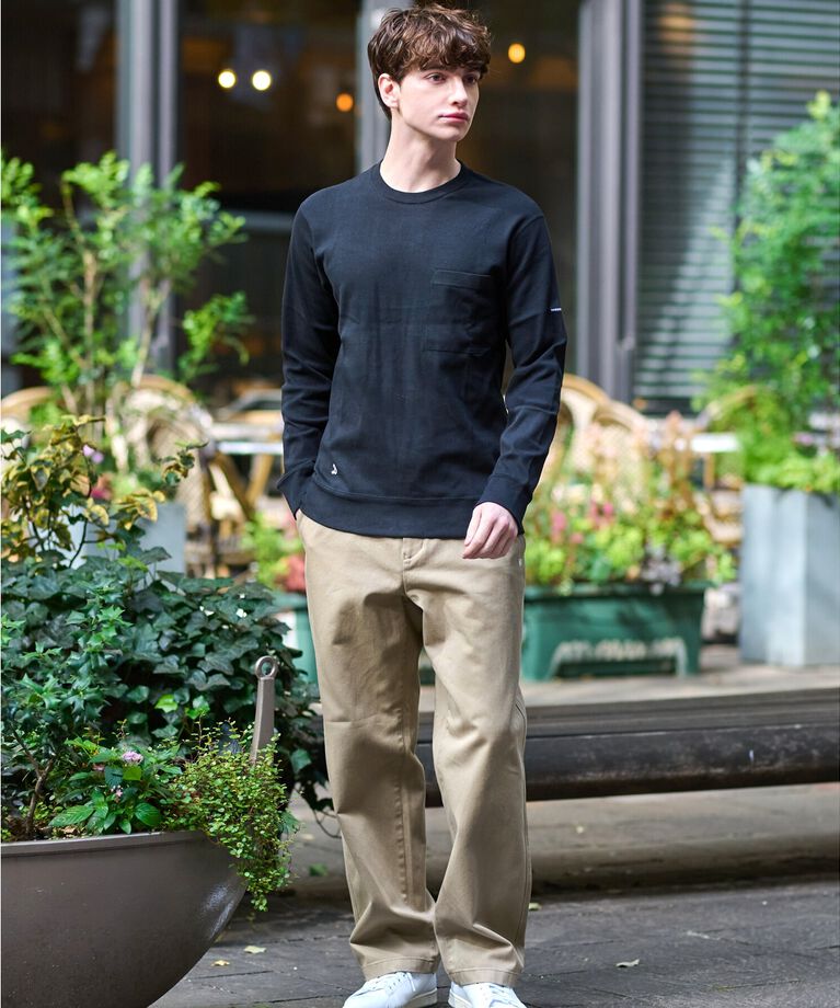 DRESSTERIOR「【Safari12月号掲載】エクスクルーシブフライスロングTシャツ」|Tシャツ・カットソー|