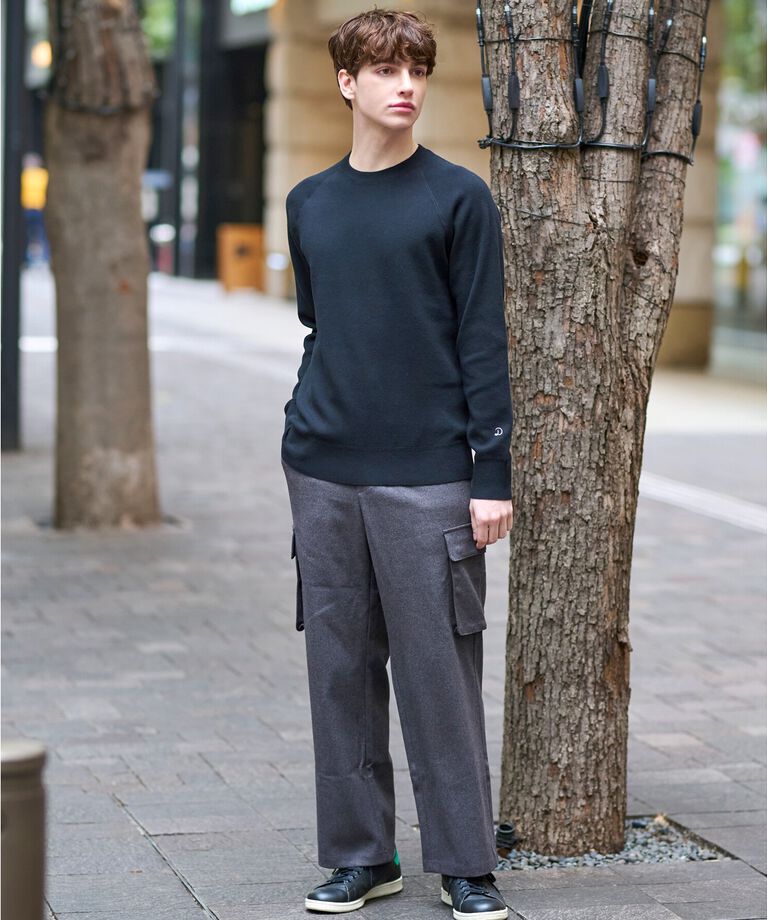 DRESSTERIOR「【Safari12月号掲載】コットンカシミヤ スムースニット」|ニット・セーター|