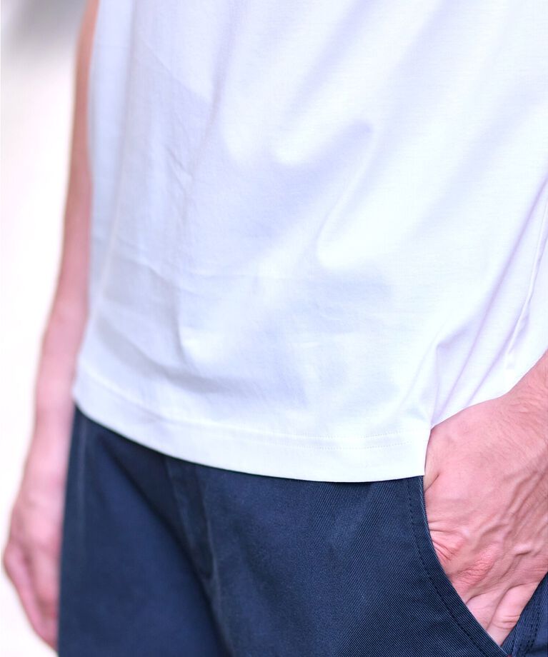 DRESSTERIOR「【接触冷感／抗菌防臭／消臭】ICE CLEAR COTTON ロゴTシャツ」|Tシャツ・カットソー|