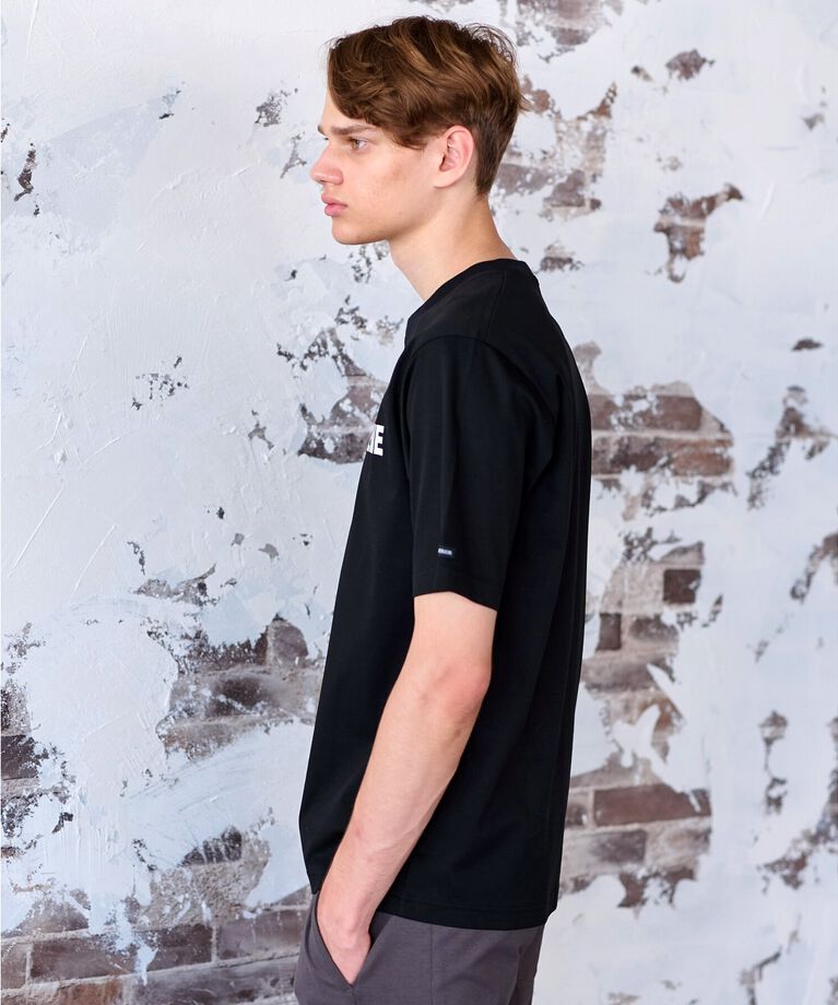 DRESSTERIOR「【接触冷感／抗菌防臭／消臭】ICE CLEAR COTTON ロゴTシャツ」|Tシャツ・カットソー|