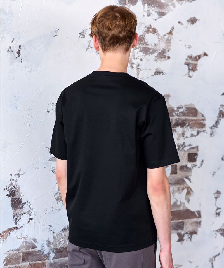 DRESSTERIOR「【接触冷感／抗菌防臭／消臭】ICE CLEAR COTTON ロゴTシャツ」|Tシャツ・カットソー|