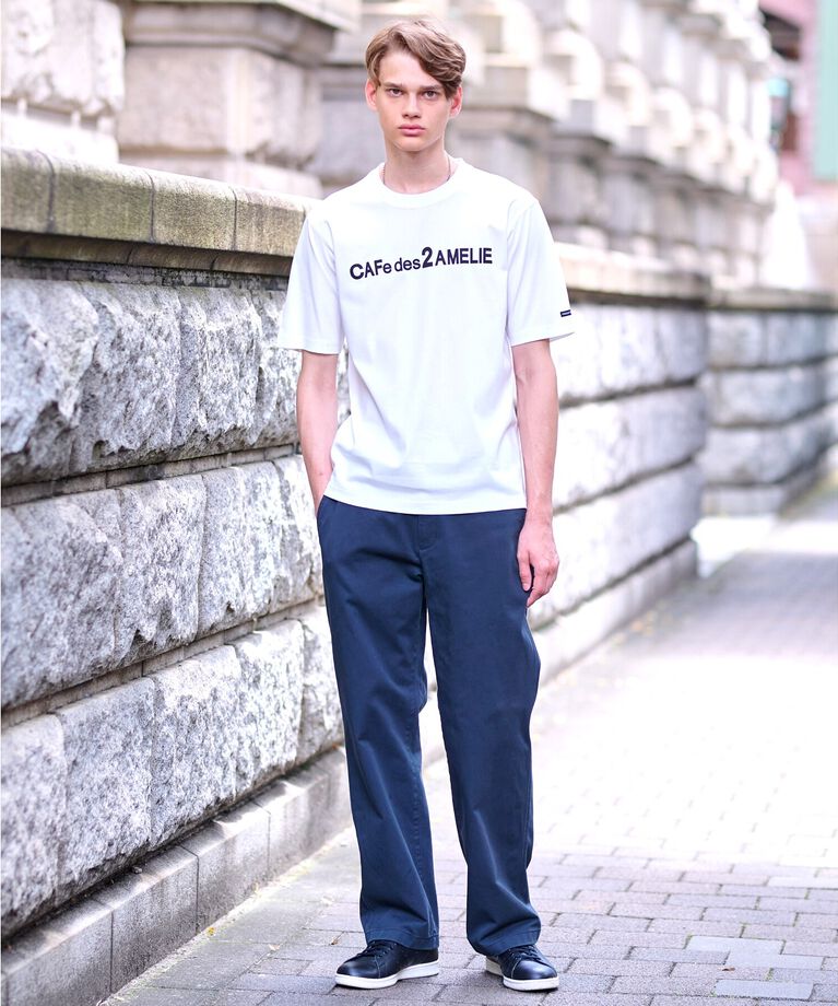 DRESSTERIOR「【接触冷感／抗菌防臭／消臭】ICE CLEAR COTTON ロゴTシャツ」|Tシャツ・カットソー|