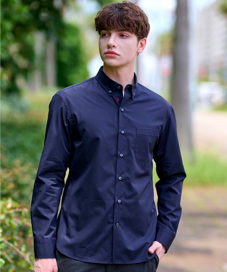 DRESSTERIOR「SUPIMA COTTON ボタンダウンシャツ」|シャツ・ブラウス|