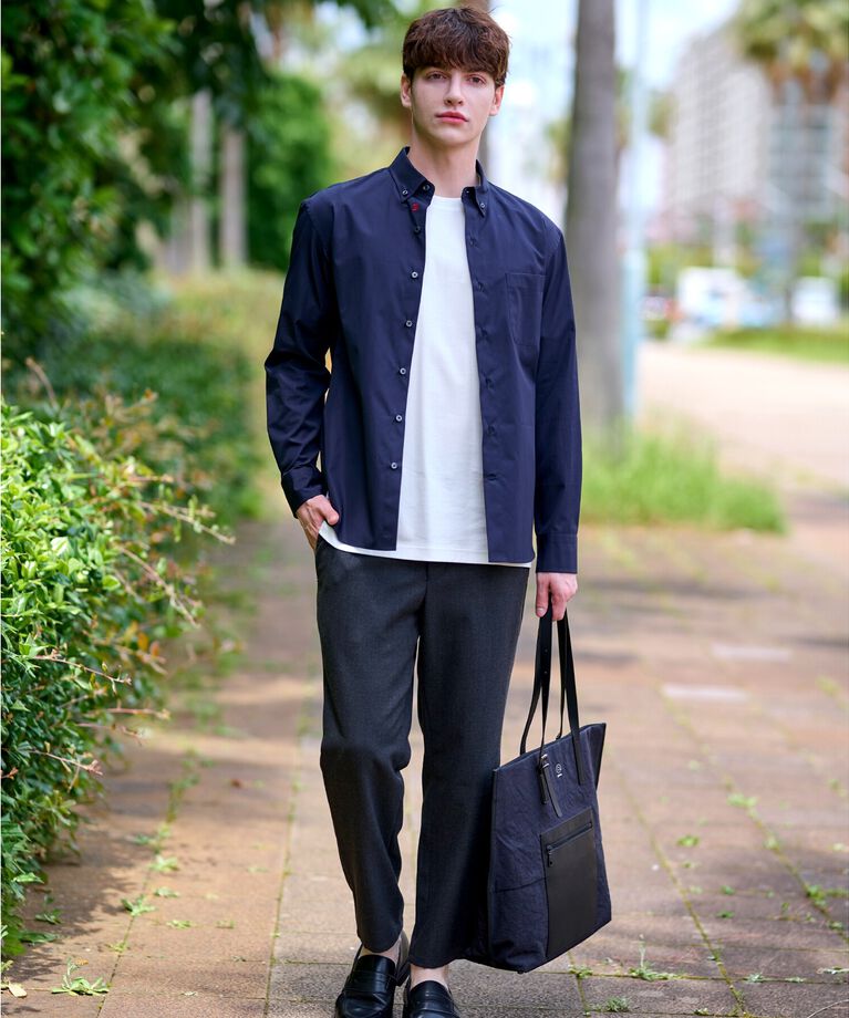 DRESSTERIOR「SUPIMA COTTON ボタンダウンシャツ」|シャツ・ブラウス|