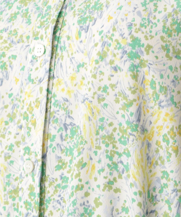 DRESSTERIOR「【ポケット付き/花柄】フラワープリントフレンチスリーブワンピ」|ワンピース|