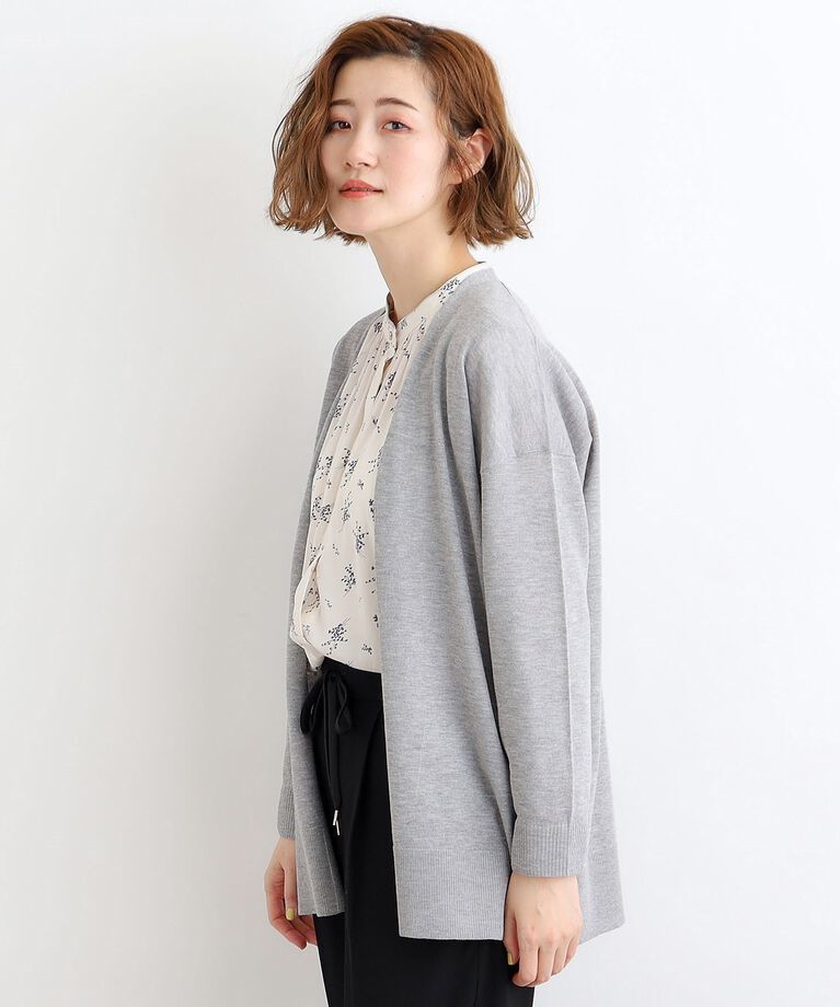 grove「【洗える】ベーシックロングカーディガン」|カーディガン|