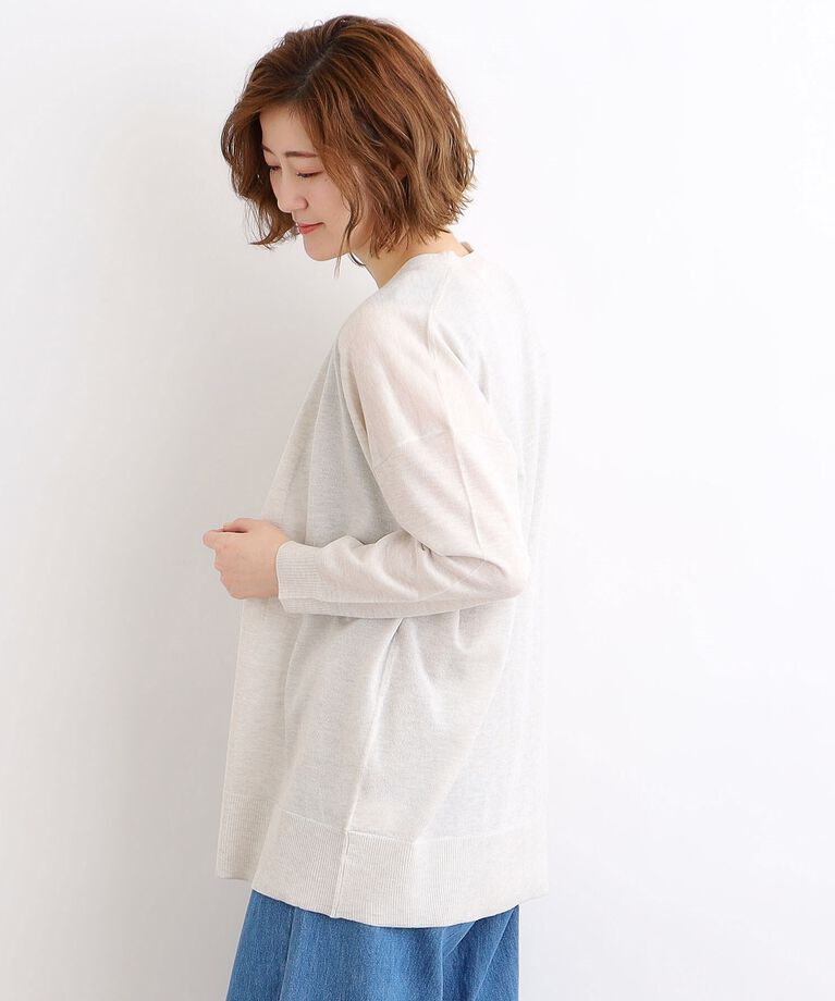 grove「【洗える】ベーシックロングカーディガン」|カーディガン|