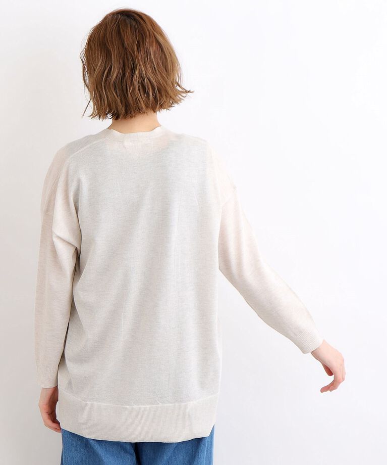 grove「【洗える】ベーシックロングカーディガン」|カーディガン|