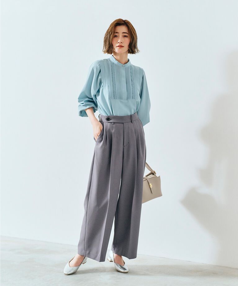 grove「綺麗シルエット！2タックワイドパンツ」|その他|