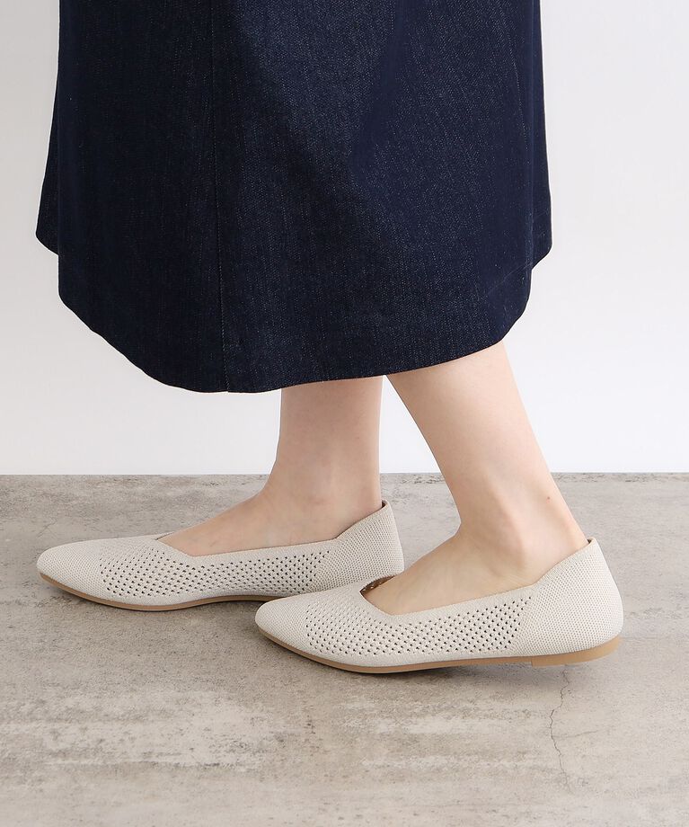 grove「【洗える】透かし編みニットパンプス」|その他|