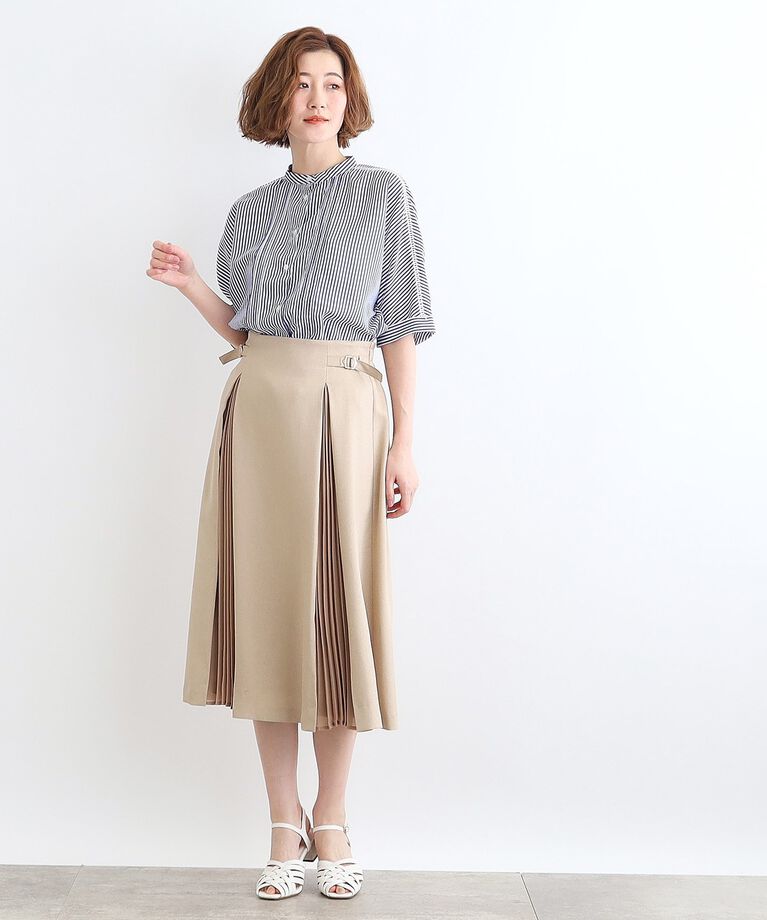 grove「【イージーケア・UVカット・接触冷感】ピンタックドルマンシャツブラウス」|シャツ・ブラウス|