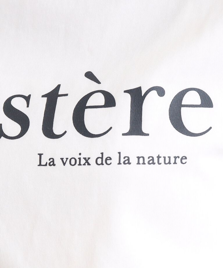 grove「＜接触冷感・UVカット・ご自宅で洗える＞ロゴプリントフレンチTシャツ」|Tシャツ・カットソー|
