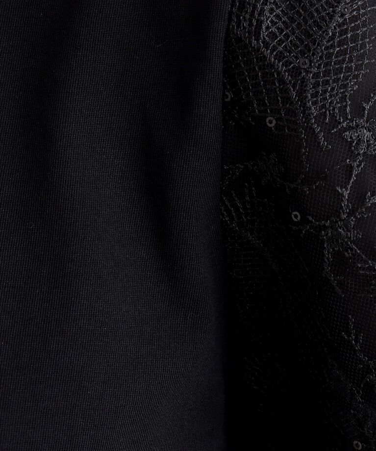 grove「【UVカット/接触冷感】スパンコールチュール刺繍袖プルオーバー」|Tシャツ・カットソー|